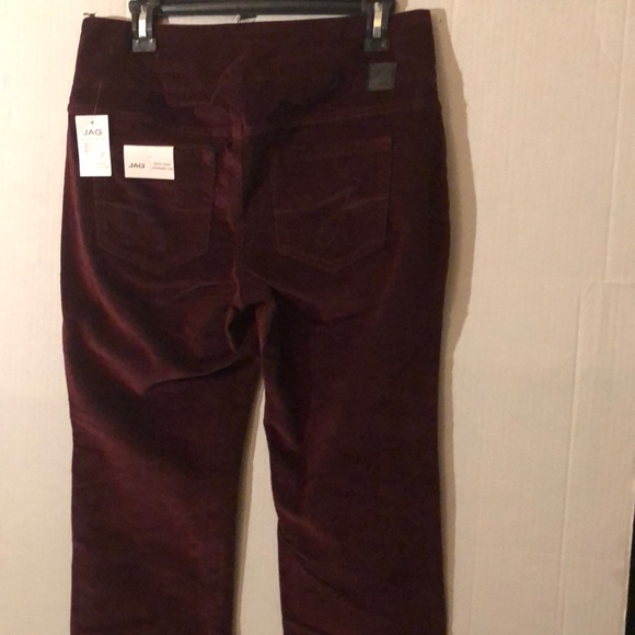 COPY - NWT Jag wine high waisted straight leg pants # 10P - Picture 3 of 8